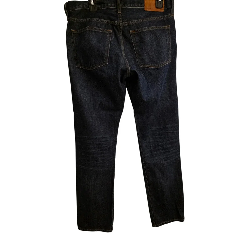 J Crew 770 Straight Dark Wash‎ Mens Jeans Size 31x30